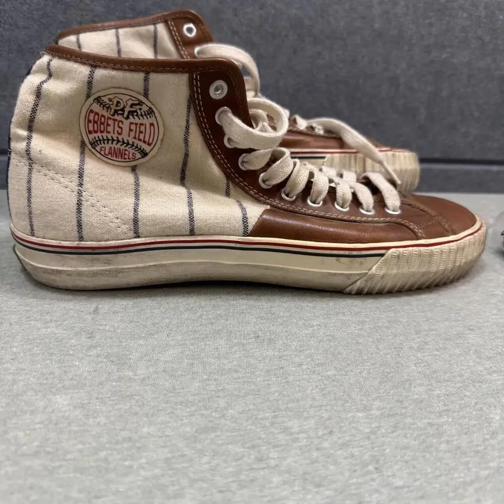 PF Flyers Ebbets Field Flannels High Top Sneakers Sz Men's 11.5 Women's 13